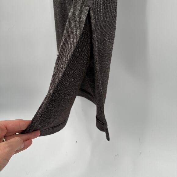 MICHAEL STARS NWT Ultra Rib Shine Long Sleeve Bodycon Ruched Dress // S - Picture 8 of 12